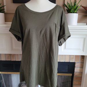 XXL Rolled Sleeve Top